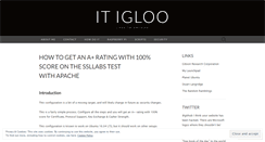 Desktop Screenshot of itigloo.com