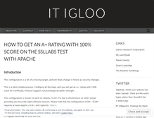 Tablet Screenshot of itigloo.com